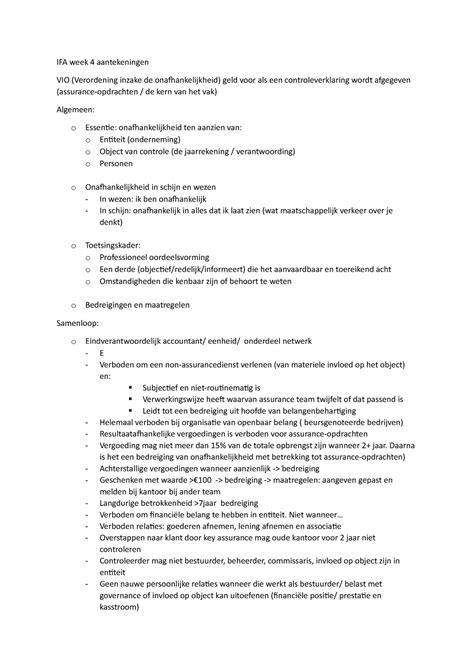 verordening inzake onafhankelijkheid vio.